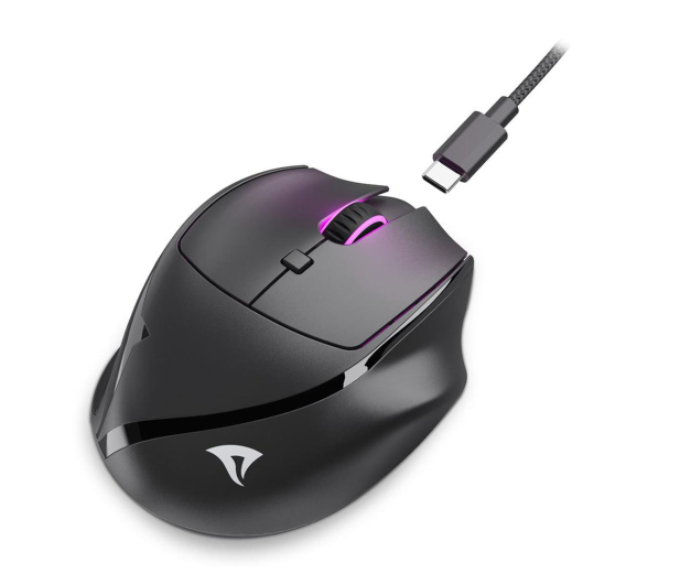 Sharkoon OfficePal M25W czarna 4044951039647 - 1281134 - zdjęcie 3
